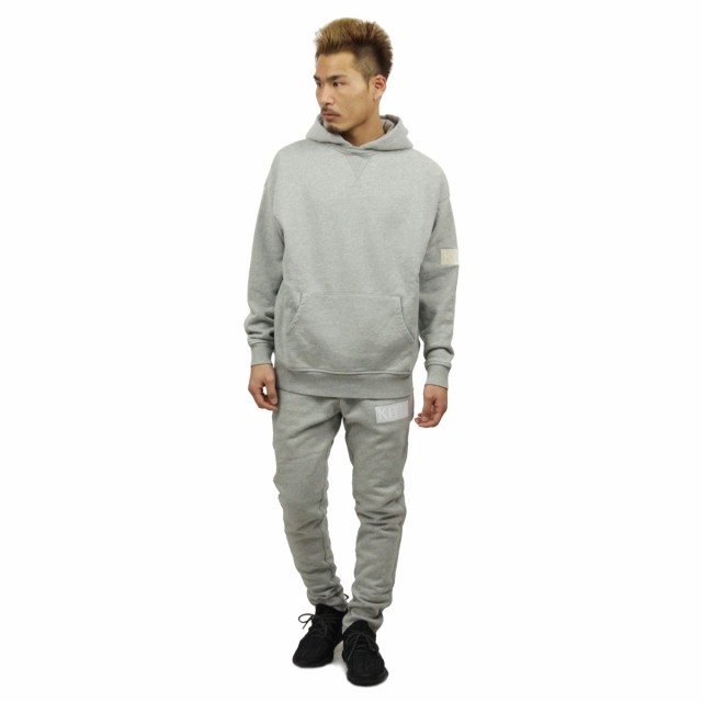 キス パーカー メンズ 正規品 KITH プルオーバーパーカー KITH WILLIAMS II HOODIE KH2221-103 HEATHER  GREY