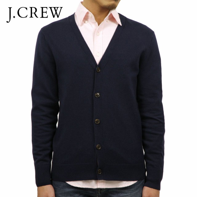 ジェイクルー セーター メンズ 正規品 J.CREW カーディガン CARDIGAN SWEATER IN PERFECT MERINO WOOL BLEND NAVY J7101