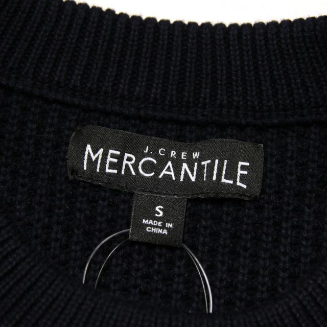 【ポイント10倍 4/23 0:00〜4/29 9:59】 ジェイクルー J.CREW 正規品 メンズ コットンワッフルクルーネックセーター COTTON WAFFLE CREWNECK SWEATER NAVY J7107