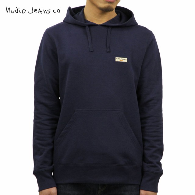 敬老の日 ヌーディージーンズ パーカー メンズ 正規販売店 Nudie Jeans プルオーバーパーカー Emmet Logo Hoodie Midnight 1503 プレゼの通販はau Pay マーケット Mixon ミクソン