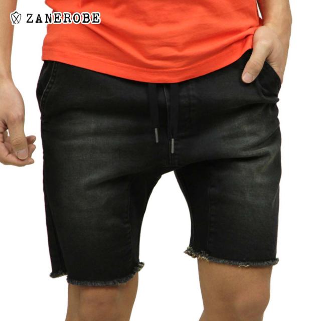 ゼンローブ ZANEROBE 正規販売店 メンズ デニム ショートパンツ SURESHOT DENIM SHORT PANTS BLACK WASH 605-TDK クリスマス プレゼント ラッピング
