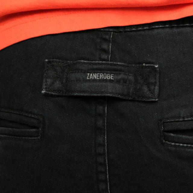 ゼンローブ ZANEROBE 正規販売店 メンズ デニム ショートパンツ SURESHOT DENIM SHORT PANTS BLACK WASH 605-TDK_5