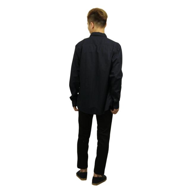 スコッチアンドソーダ SCOTCH＆SODA 正規販売店 メンズ レギュラーフィット 長袖ドレスシャツ Yシャツ REGULAR FIT AMS BLAUW LIGHTWEIGHT SHIRT D 147845 59 MIDNIGH 父の日 プレゼント ラッピング_8