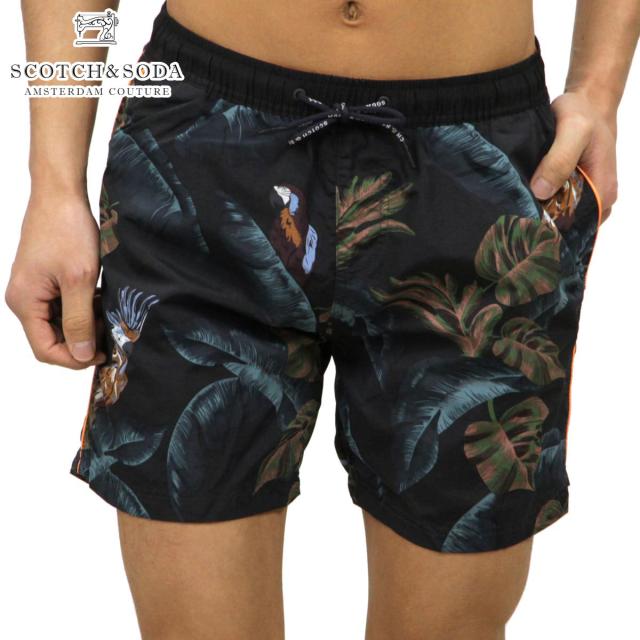 スコッチアンドソーダ 水着 メンズ 正規販売店 SCOTCH＆SODA スイムパンツ トランクス型 スイムパンツ CLASSIC SUMMER ALL OVER PRINT SWIM SHORT 148544 0221 COMBO E クリスマス プレゼント ラッピング