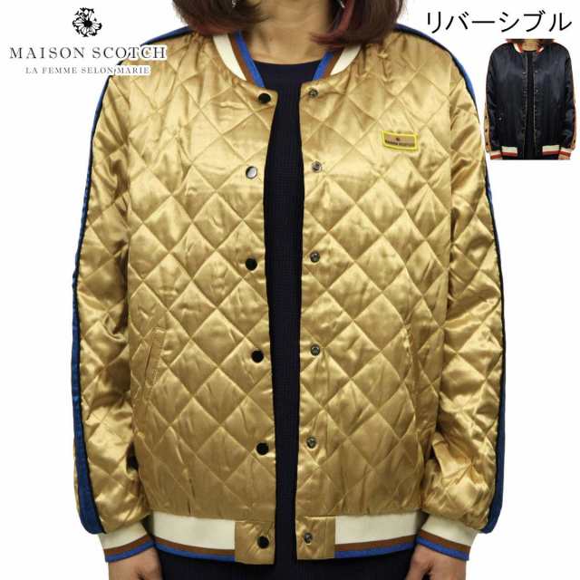 メゾンスコッチ MAISON SCOTCH 正規販売店 レディース アウター リバーシブル ボンバージャケット REVERSIBLE BOMBER JACKET 150010 17 C