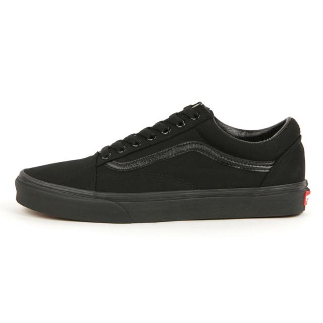 バンズ スニーカー メンズ レディース 正規販売店 VANS オールドスクール VANS OLD SKOOL BLACK/BLACK VN000D3HBKA 父の日 プレゼント ラッピング_1