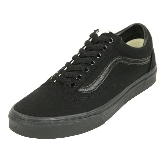 バンズ スニーカー メンズ レディース 正規販売店 VANS オールドスクール VANS OLD SKOOL BLACK/BLACK VN000D3HBKA 父の日 プレゼント ラッピング_2