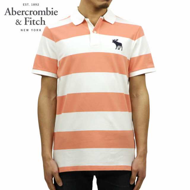 敬老の日 アバクロ Abercrombie Fitch 正規品 メンズ ストレッチ ボーダー半袖ポロシャツ Exploded Icon Stretch Polo 124 227 0793 534の通販はau Pay マーケット Mixon ミクソン