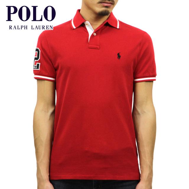 ポロ ラルフローレン ポロシャツ 正規品 POLO RALPH LAUREN 半袖ポロシャツ リンガーポロ CUSTOM SLIM FIT COTTON MESH POLO クリスマス プレゼント ラッピング