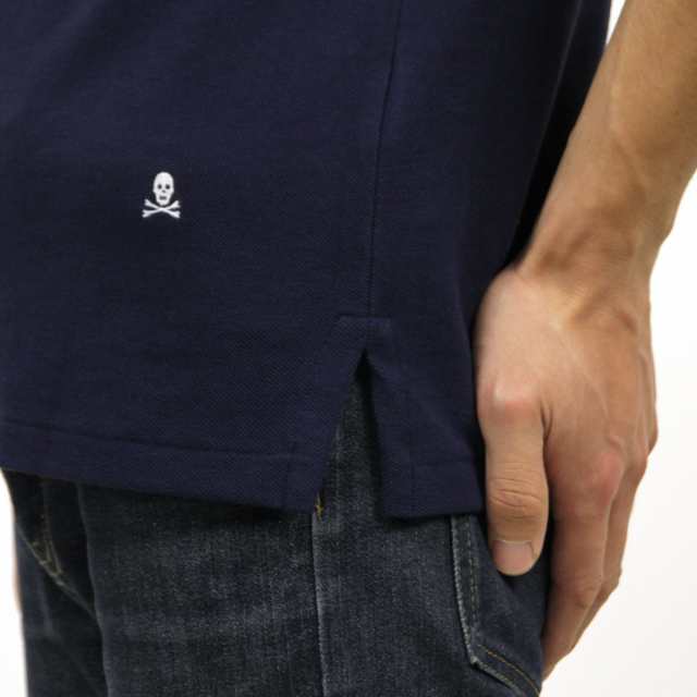 5%OFFセール 【販売期間 2/18 10:00〜2/25 9:59】 ポロ ラルフローレン ポロシャツ 正規品 POLO RALPH LAUREN 半袖ポロシャツ スカルポロ SKULL CUSTOM FIT COTTON MESH POLOの通販は
