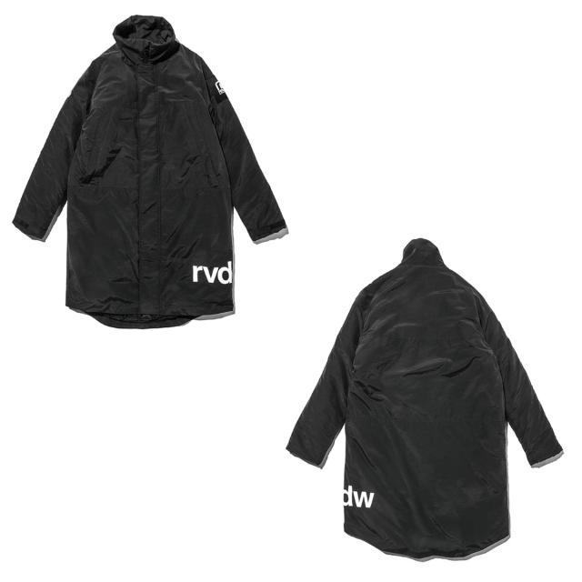 リバーエテ公 アウター メンズ 定まり売りわたす店 REVERSAL rvddw  上衣 パファージャケット BALCK SPACE SHIP MONSTER PARKA rv19aw002 BLACK