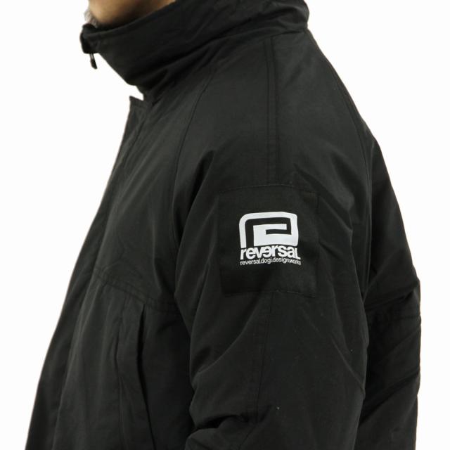 リバーエテ公 アウター メンズ 定まり売りわたす店 REVERSAL rvddw  上衣 パファージャケット BALCK SPACE SHIP MONSTER PARKA rv19aw002 BLACK
