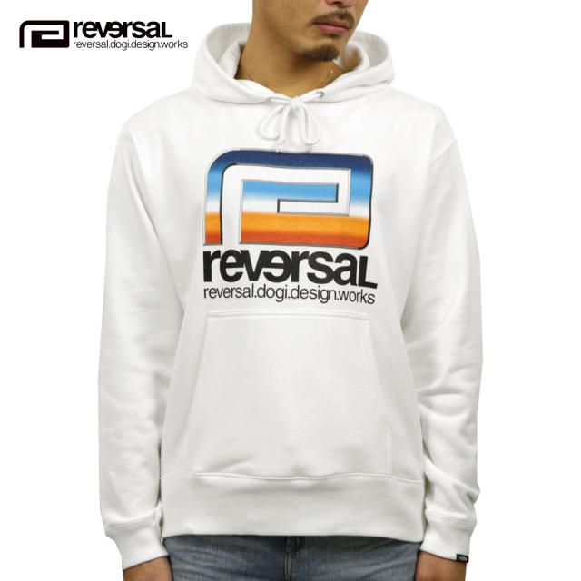 リバーサル パーカー メンズ 正規販売店 REVERSAL rvddw  プルオーバーパーカー RETRO FUTURE BIG MARK SWEAT PARKA rv19aw014 WHITE クリスマス プレゼント ラッピング