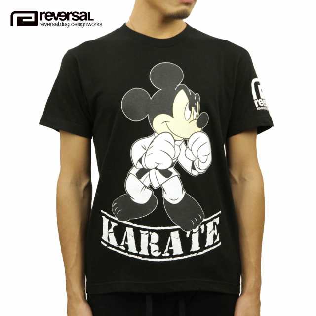 リバーサル Tシャツ メンズ 正規販売店 Reversal 半袖tシャツ ミッキーマウスデザイン 空手 クルーネック Mickey Mouse Karate Tee Rvの通販はau Pay マーケット Mixon ミクソン