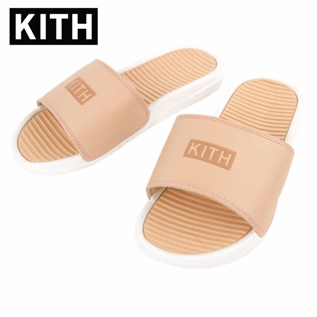 キス サンダル メンズ 正規品 KITH シャワーサンダル ビーチスライド ビーチサンダル KITH BEACH SLIDES KH9288-106 PEACH CANDY