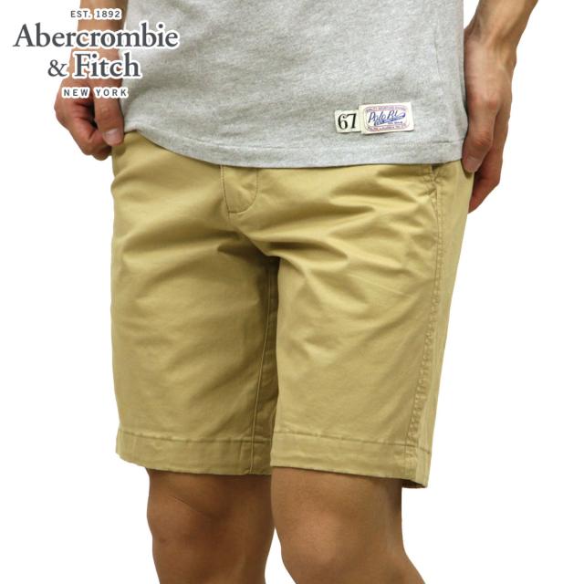 アバクロ ショートパンツ メンズ 正規品 Abercrombie＆Fitch ボトムス ハーフパンツ PLAINFRONT SHORTS 9 INSEAM LONG-LENGTH 128-283-0834-475 クリスマス プレゼント ラッピング