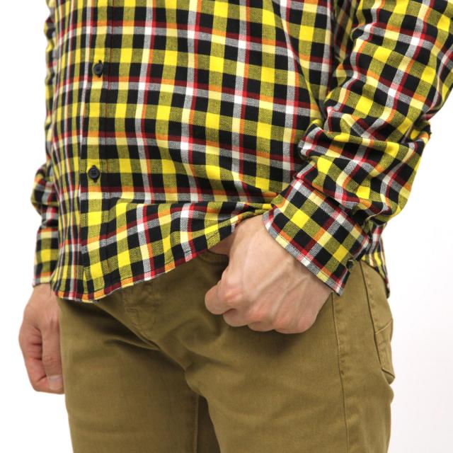 【ポイント10倍 6/12 11:00〜6/21 9:59】 スコッチアンドソーダ シャツ メンズ 正規販売店 SCOTCH＆SODA 長袖シャツ ボタンダウンシャツ チェック柄 3D STRUCTURE DENIM CHECK SHIRT COMBO C 150487 81403 49 D 父の日 プレゼント ラッピング_5