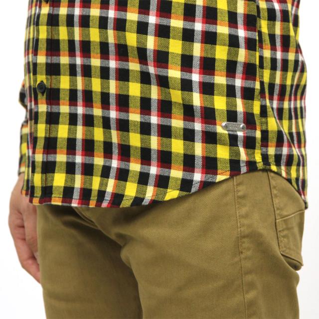 【ポイント10倍 6/12 11:00〜6/21 9:59】 スコッチアンドソーダ シャツ メンズ 正規販売店 SCOTCH＆SODA 長袖シャツ ボタンダウンシャツ チェック柄 3D STRUCTURE DENIM CHECK SHIRT COMBO C 150487 81403 49 D 父の日 プレゼント ラッピング_6