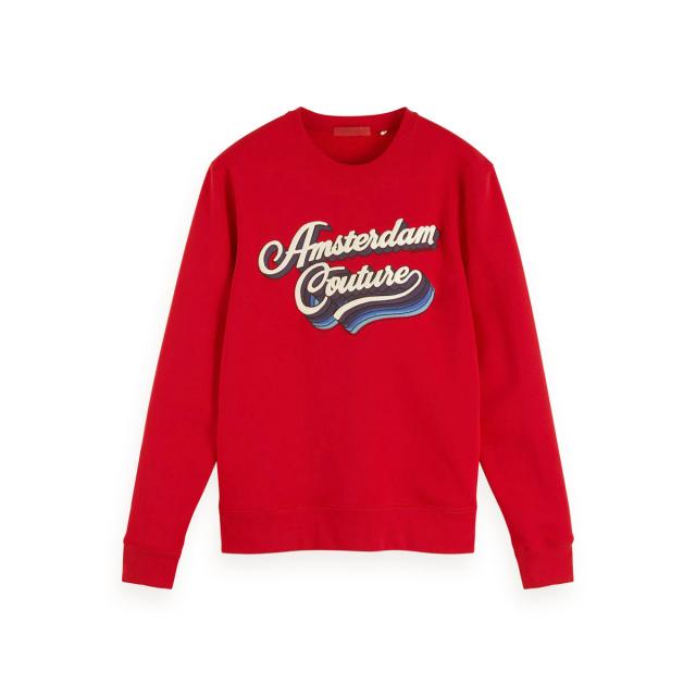 【ポイント10倍 4/23 0:00〜4/29 9:59】 スコッチアンドソーダ スウェット メンズ 正規販売店 SCOTCH＆SODA トレーナー SCOTCH LOGO CREWNECK SWEAT RED 152227 83817 15_2