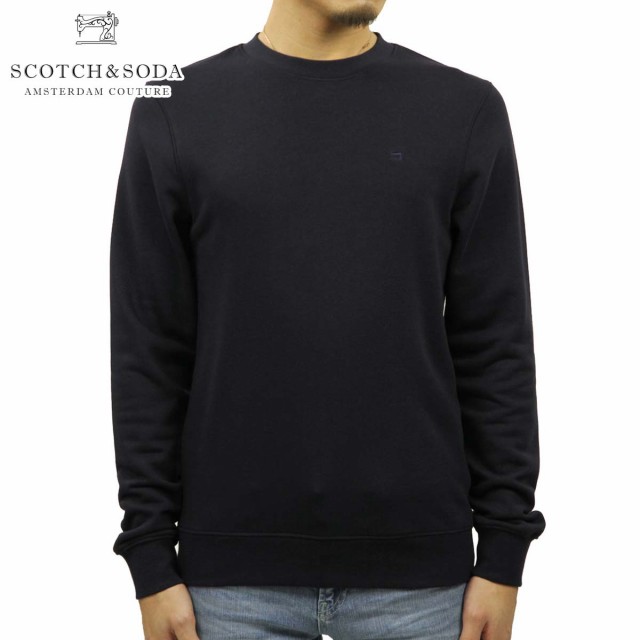スコッチアンドソーダ スウェット メンズ 正規販売店 SCOTCH&SODA トレーナー BASIC NOS CLEAN SWEAT NIGHT 153656 83801 78の通販は