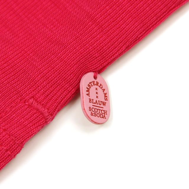 【ポイント10倍 4/23 0:00〜4/29 9:59】 メゾンスコッチ Tシャツ レディース 正規販売店 MAISON SCOTCH 半袖Tシャツ FITTED FEMININE HIGH NECK TEE PINK PI 150704 84410 15_8