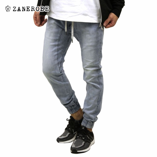 ゼンローブ ジョガーパンツ メンズ 正規販売店 ZANEROBE シュアショット ボトムス デニム SURESHOT DENIM JOGGER PANTS 754JP-MTG MID BL