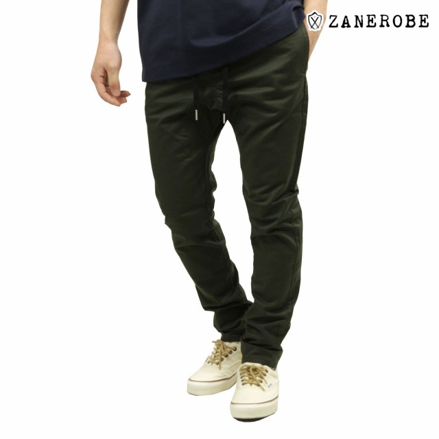 ゼンローブ メンズ チノパン 正規販売店 ZANEROBE シュアショット ボトムス SURESHOT CHINO PANTS DK ARMY 720-FLD