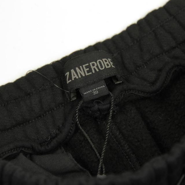 【尖んがり10倍 6/21 11:00〜7/1 9:59】 ゼンローブ ジョガーパンツ メンズ 定まり売りわたす店 ZANEROBE スウェットパンツ ボトムス JUMPA TAPE SWEAT JOGGER PANTS SMOKEY BLACK 708-CON