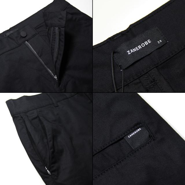 ゼンローブ チノパンツ メンズ 正規販売店 ZANEROBE ゴルフショット ボトムス GOLFSHOT CHINO PANT BLACK 702-RSP 父の日 プレゼント ラッピング_6