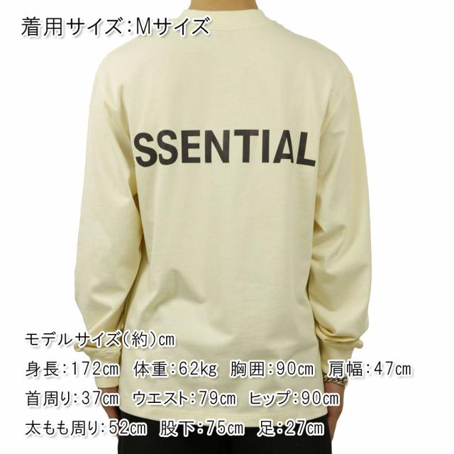 フィアオブゴッド fog essentials Tシャツ メンズ 正規品 FEAR OF GOD エッセンシャルズ 長袖Tシャツ バックプリント ロゴ FOG - FEAR OF GOD ESSENTIALS 3M LOGO LONG SLEEVE BOXY T-SHIRT BUTTER CREAM_1