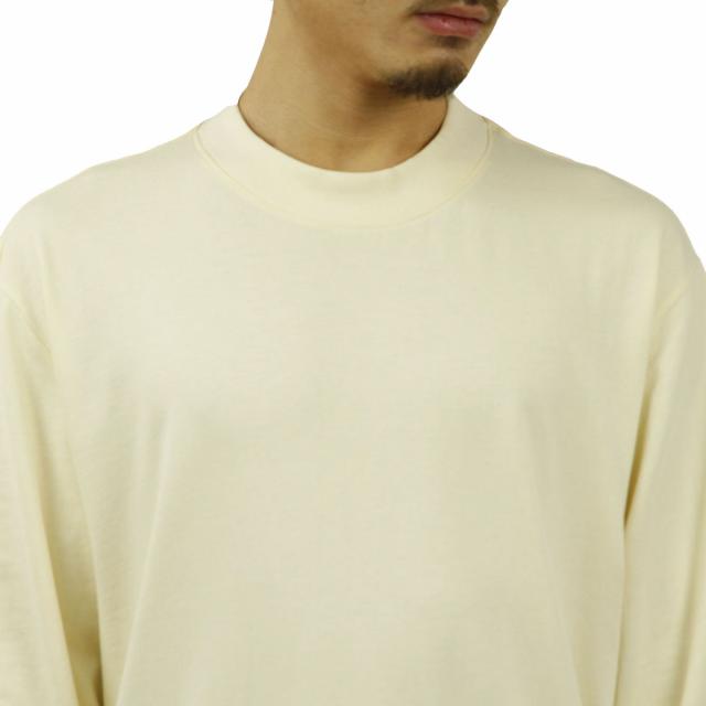 フィアオブゴッド fog essentials Tシャツ メンズ 正規品 FEAR OF GOD エッセンシャルズ 長袖Tシャツ バックプリント ロゴ FOG - FEAR OF GOD ESSENTIALS 3M LOGO LONG SLEEVE BOXY T-SHIRT BUTTER CREAM_3
