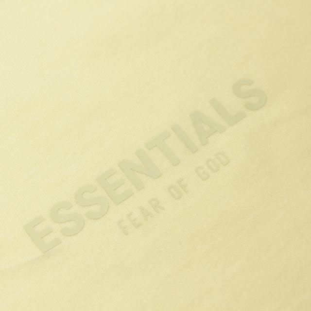 フィアオブゴッド fog essentials Tシャツ メンズ 正規品 FEAR OF GOD エッセンシャルズ 長袖Tシャツ バックプリント ロゴ FOG - FEAR OF GOD ESSENTIALS 3M LOGO LONG SLEEVE BOXY T-SHIRT BUTTER CREAM_6