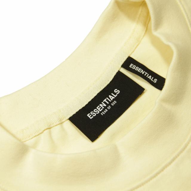 フィアオブゴッド fog essentials Tシャツ メンズ 正規品 FEAR OF GOD エッセンシャルズ 長袖Tシャツ バックプリント ロゴ FOG - FEAR OF GOD ESSENTIALS 3M LOGO LONG SLEEVE BOXY T-SHIRT BUTTER CREAM_7
