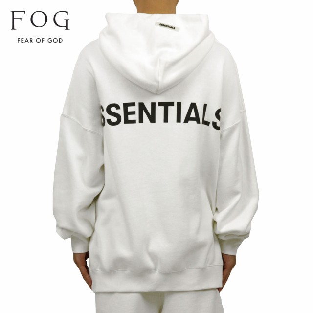 white fear of god hoodie