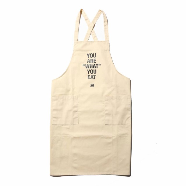 敬老の日 リバーサル エプロン メンズ レディース 正規販売店 Reversal You Are What You Eat Apron Rvss717 Beige プレゼントの通販はau Pay マーケット Mixon ミクソン