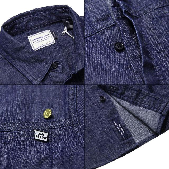 スコッチアンドソーダ シャツ メンズ 正規販売店 SCOTCH＆SODA 長袖