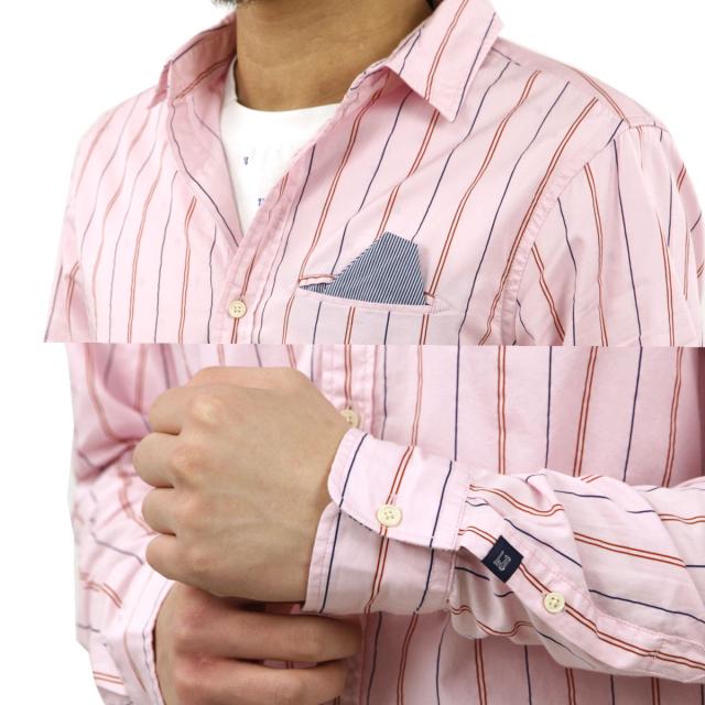 スコッチアンドソーダ ドレスシャツ メンズ 正規販売店 SCOTCH＆SODA 長袖シャツ CLASSIC POCHET ROLL-UP SLEEVE SHIRT 155163 0220 11423 19 COMBO D 父の日 プレゼント ラッピング_3