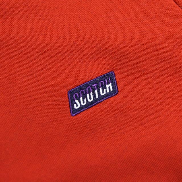 スコッチアンドソーダ 流汗 メンズ 定まり売りわたす店 SCOTCH＆SODA 調教師 CLASSIC CREWNECK SWEAT 155254 2762 13800 15 FIESTA RED