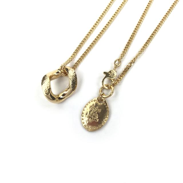 ハリム ネックレス メンズ レディース 正規販売店 HARIM ネックレス HARIM STILL HARD NECKLACE HRP106 GP 【CHAIN】 父の日 プレゼント ラッピング_2