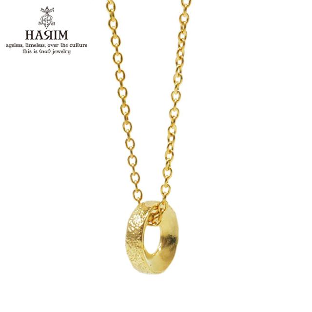 ハリム ネックレス メンズ レディース 正規販売店 HARIM ネックレス STILL HARD NECKLACE HRP109 GP 【O】 父の日 プレゼント ラッピング