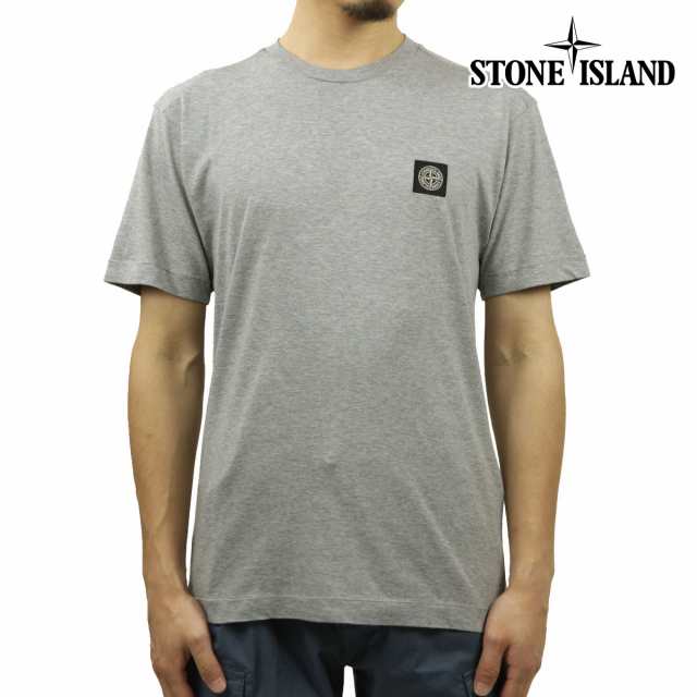 ストーンアイランド メンズ 半袖Tシャツ 正規品 STONE ISLAND クルーネック ロゴ Tシャツ STONE ISLAND SHORT SLEEVE TEE T-SHIRT GREY 2