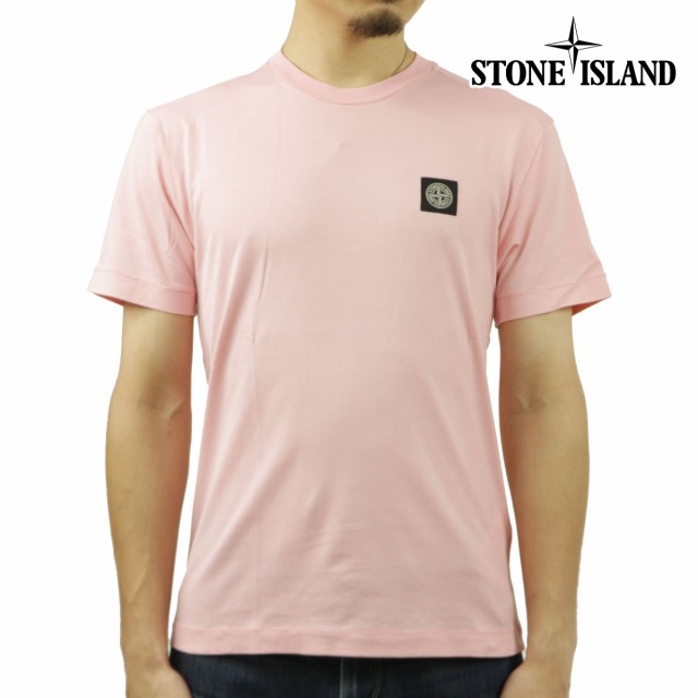 ストーンアイランド メンズ 半袖Tシャツ 正規品 STONE ISLAND クルーネック ロゴ Tシャツ STONE ISLAND SHORT SLEEVE TEE T-SHIRT PINK 2