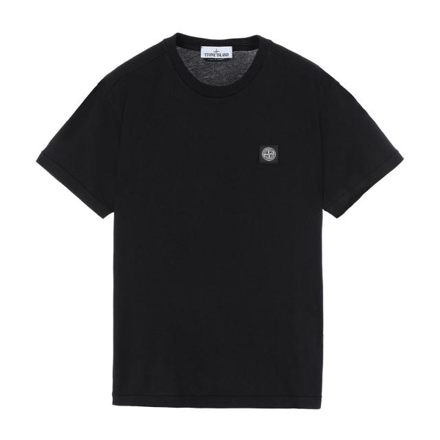 ストーンアイランド Tシャツ メンズ 正規品 STONE ISLAND 半袖Tシャツ 60/2 COTTON JERSEY SHORT SLEEVE T-SHIRT 2100039 S0013 V0029 BLACK_2