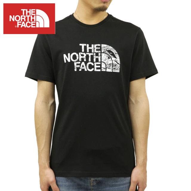 ノースフェイス Tシャツ メンズ 正規品 THE NORTH FACE 半袖Tシャツ クルーネック ロゴTシャツ SHORT SLEEVE WOODCUT DOME TEE NF0A827H TNF BLACKの通販は