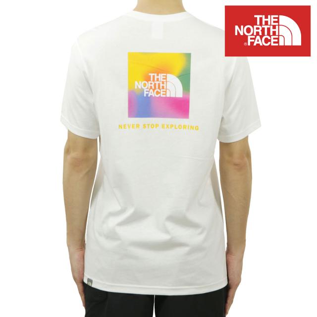 ノースフェイス メンズ 半袖Tシャツ 正規品 THE NORTH FACE ロゴ バックプリント クルーネック SHORT SLEEVE RED クリスマス プレゼント ラッピング