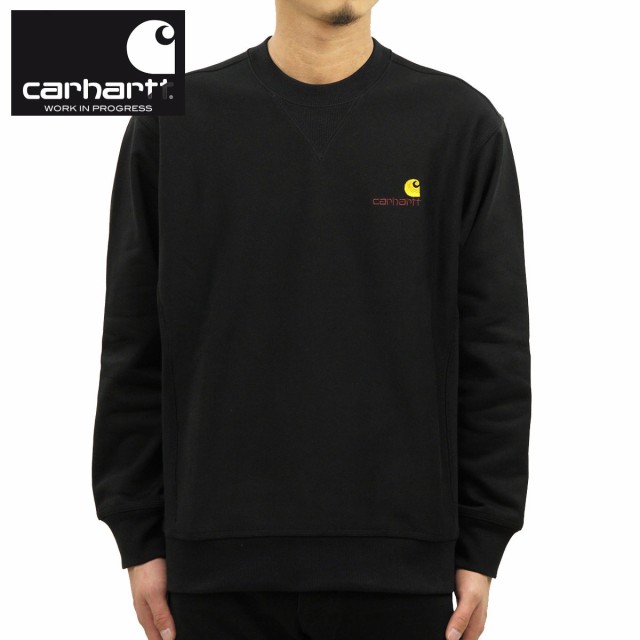 カーハート トレーナー メンズ 正規販売店 CARHARTT WIP 無地 スウェット ワンポイントロゴ AMERICAN SCRIPT SWEATSHIRT BLACK I025475 8