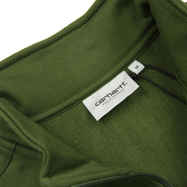 カーハート メンズ スウェット 正規品 CARHARTT WIP ハーフジップ トレーナー ロゴ HALF ZIP AMERICAN SCRIPT SWEATSHIRT TARRAGON I027014 2BRXX_6