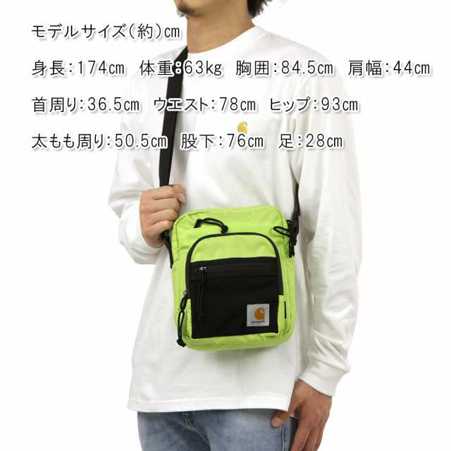 Carhartt WIP Delta Strap Bag Black - Cordura Lime