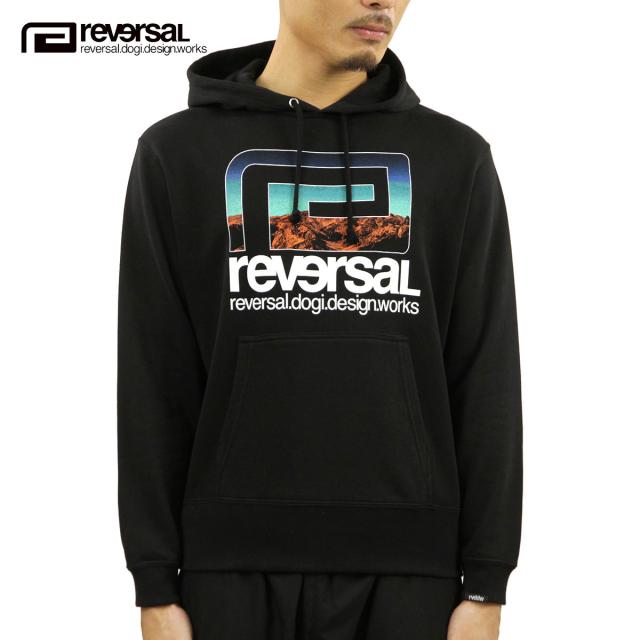 リバーサル パーカー メンズ 正規販売店 REVERSAL rvddw  プルオーバーパーカー POSSIBILITY BIG MARK SWEAT PARKA rv20aw205 BLACK クリスマス プレゼント ラッピング