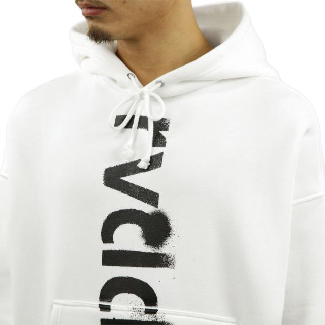 リバーサル パーカー メンズ 正規販売店 REVERSAL rvddw ビッグシルエット プルオーバーパーカー STENCIL BIG SILHOUETTE SWEAT PARKA rv20aw209 WHITE_4